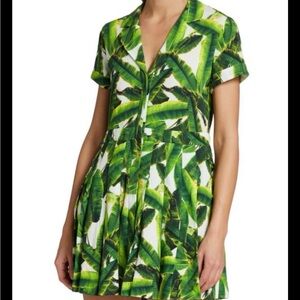 New With Tags $395 ALICE + OLIVIA TAMALA BUTTON FRONT SHIRT DRESS XL